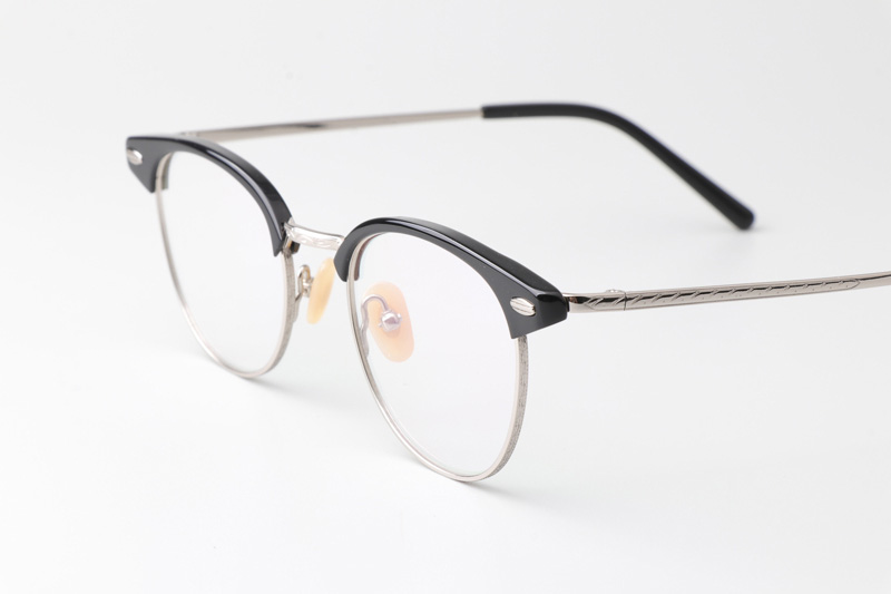 TH9011 Eyeglasses Black Silver