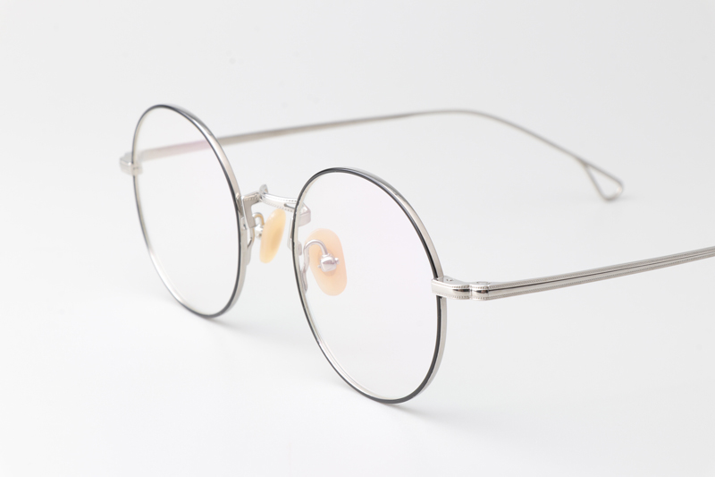 TH9043 Eyeglasses Black Silver
