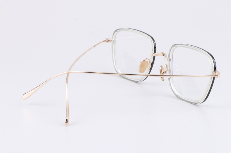 TH9061 Eyeglasses Clear Black Gold