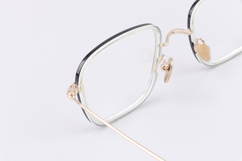 TH9061 Eyeglasses Clear Black Gold