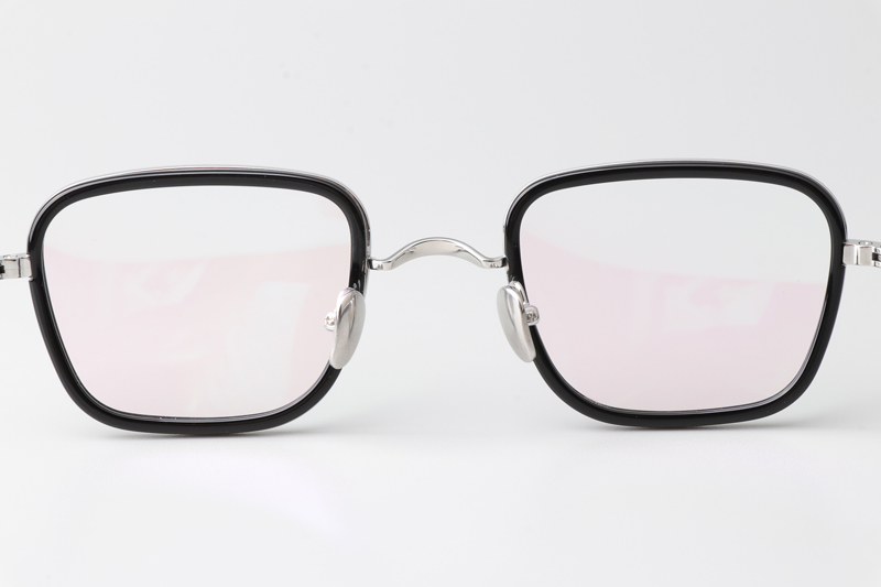 TH9061 Eyeglasses Silver Black