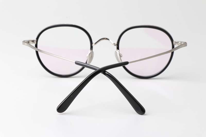 TH9063 Eyeglasses Silver Black