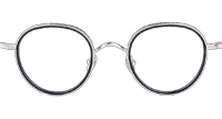 TH9063 Eyeglasses Silver Black