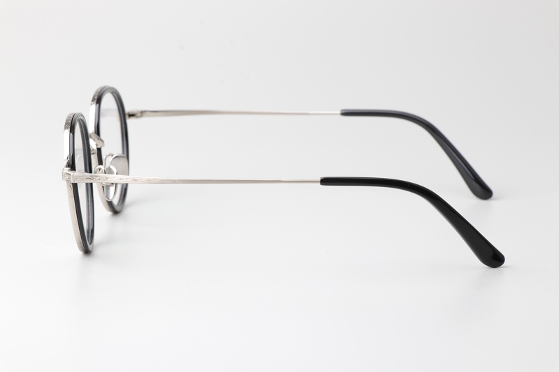 TH9063 Eyeglasses Silver Black