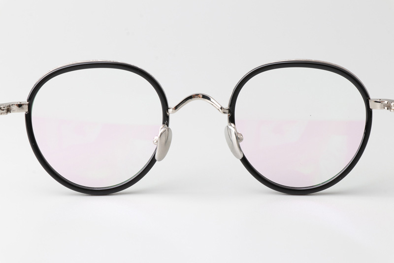 TH9063 Eyeglasses Silver Black