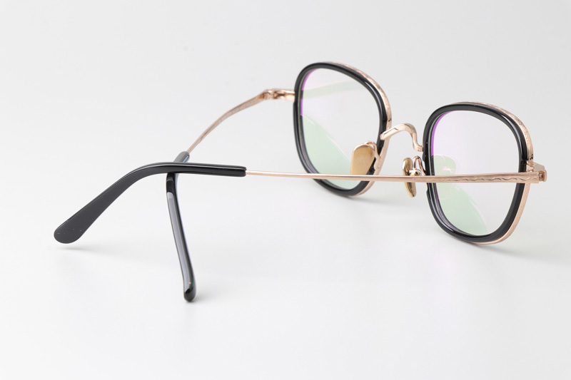 TH9065 Eyeglasses Gold Black