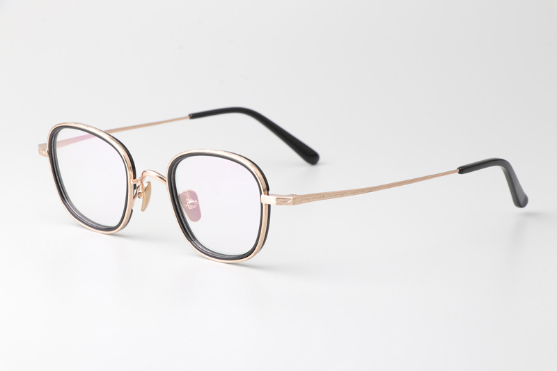 TH9065 Eyeglasses Gold Black