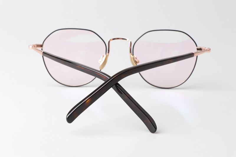 TH9066 Eyeglasses Black Gold Tortoise