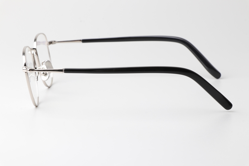 TH9067 Eyeglasses Silver Black
