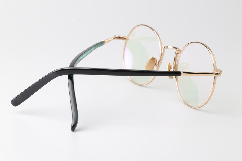 TH9068 Eyeglasses Gold Black