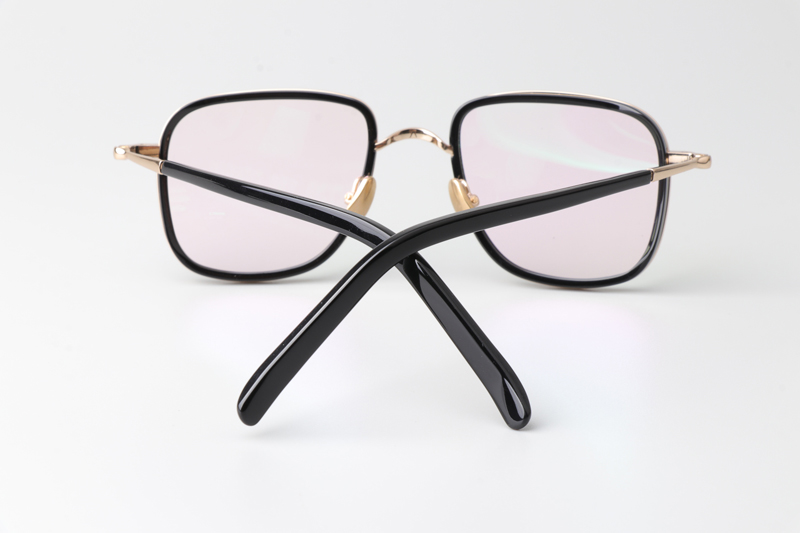 TH9070 Eyeglasses Gold Black