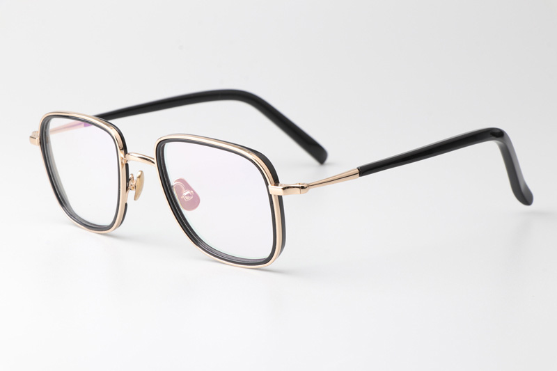 TH9070 Eyeglasses Gold Black