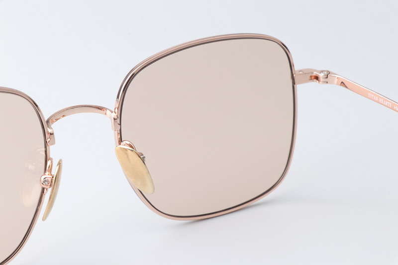 TH9077S Sunglasses Rose Gold Brown