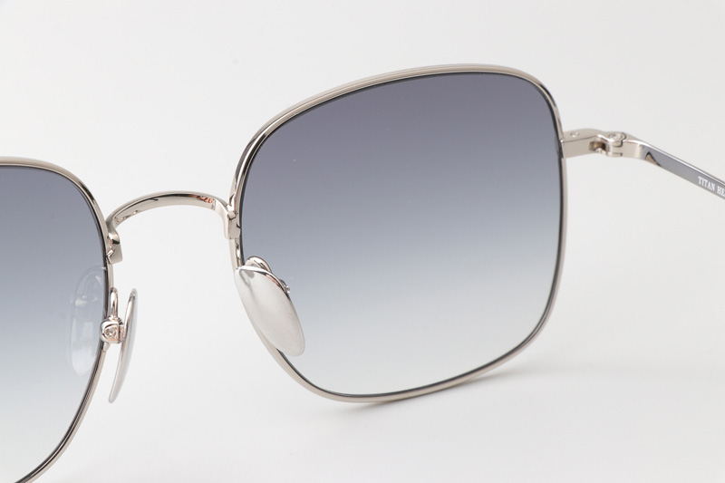 TH9077S Sunglasses Silver Gradient Gray