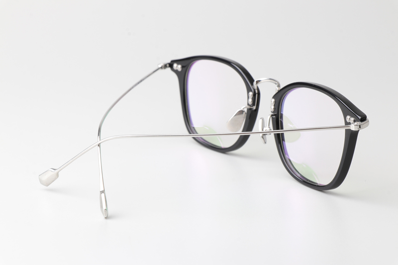 TH9081 Eyeglasses Black Silver