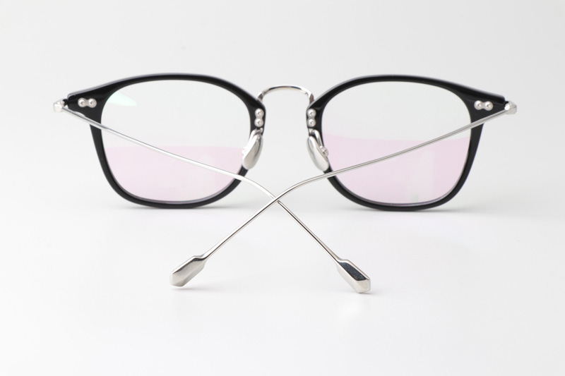 TH9081 Eyeglasses Black Silver