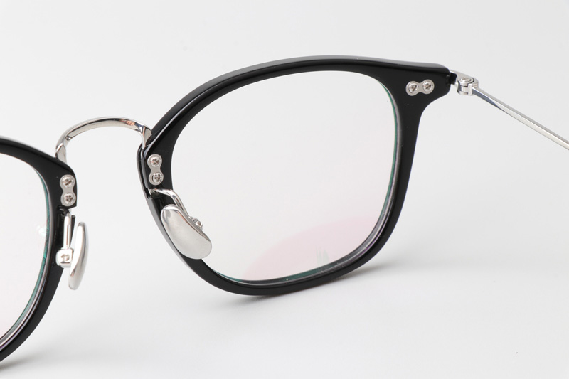 TH9081 Eyeglasses Black Silver