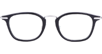 TH9081 Eyeglasses Black Silver