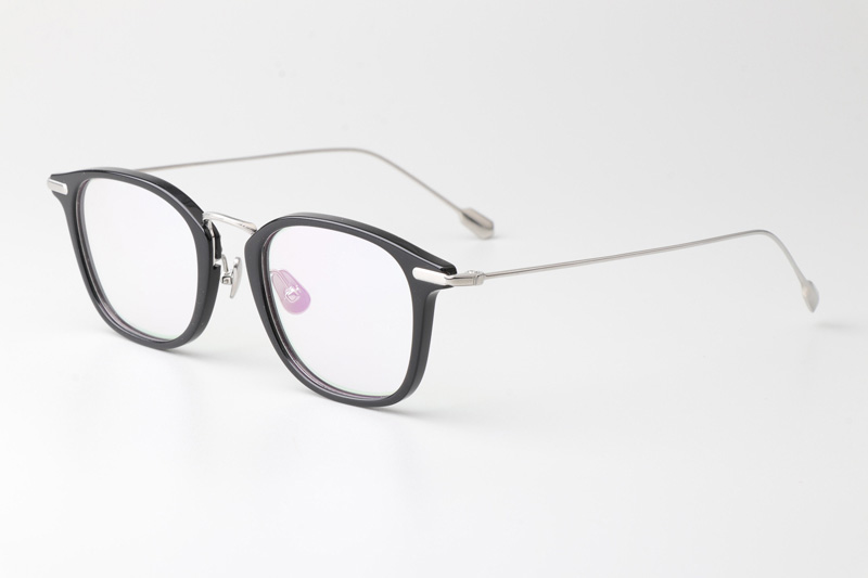 TH9081 Eyeglasses Black Silver