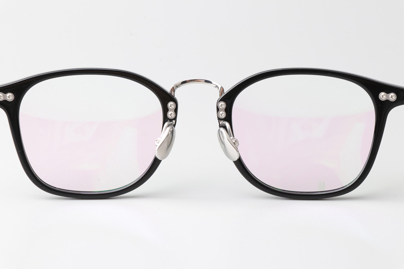 TH9081 Eyeglasses Black Silver