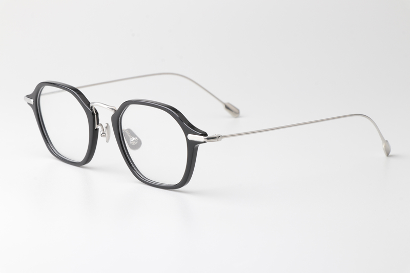 TH9083 Eyeglasses Black Silver