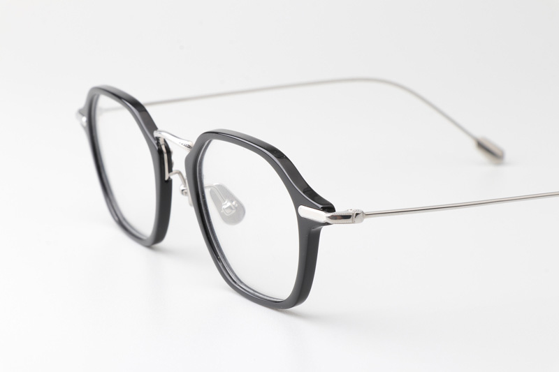 TH9083 Eyeglasses Black Silver