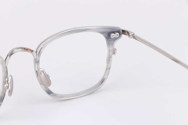 TH9084 Eyeglasses Gray Tortoise Silver
