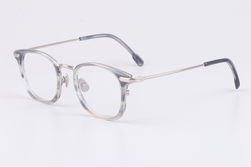 TH9084 Eyeglasses Gray Tortoise Silver