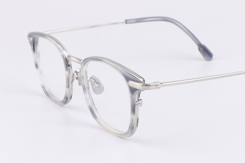 TH9084 Eyeglasses Gray Tortoise Silver