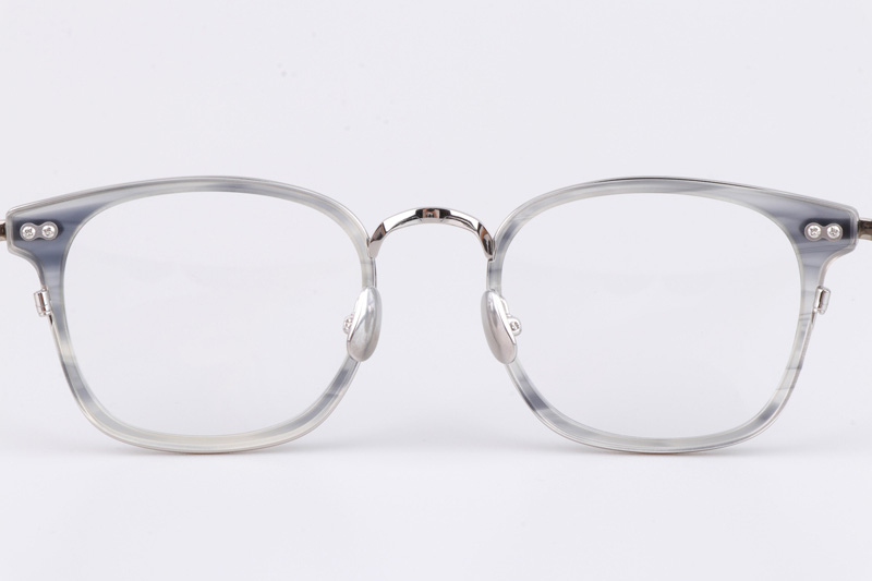 TH9084 Eyeglasses Gray Tortoise Silver