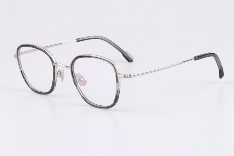 TH9085 Eyeglasses Black Silver