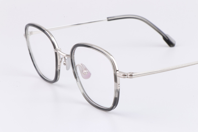 TH9085 Eyeglasses Black Silver