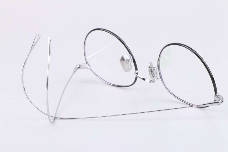 TH9090 Eyeglasses Black Silver