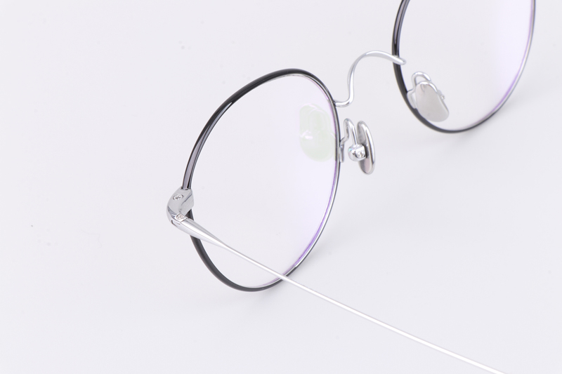 TH9090 Eyeglasses Black Silver