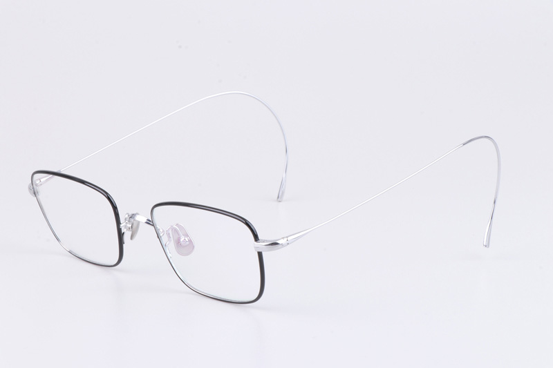 TH9091 Eyeglasses Black Silver