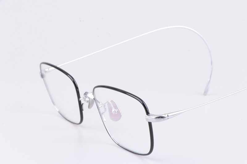 TH9091 Eyeglasses Black Silver