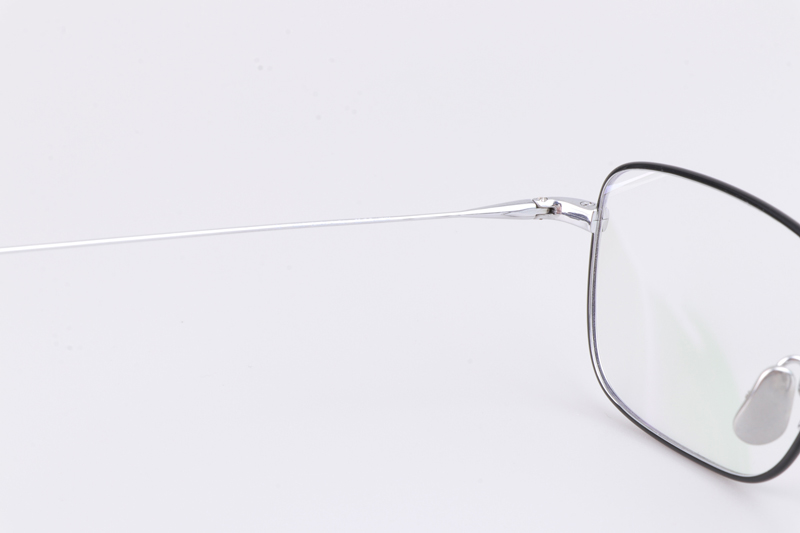 TH9091 Eyeglasses Black Silver