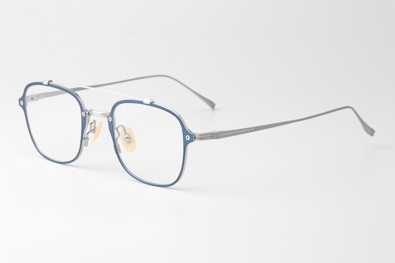 TH9092 Eyeglasses Blue Silver