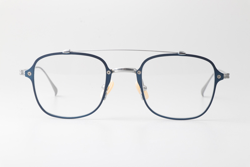 TH9092 Eyeglasses Blue Silver