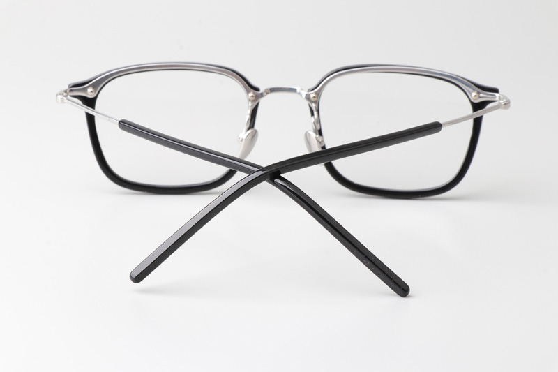 TH9093 Eyeglasses Black Silver