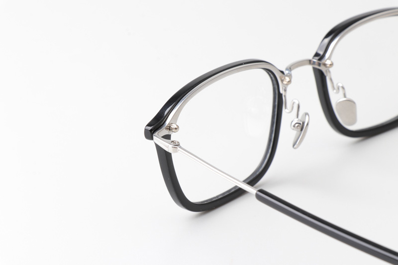 TH9093 Eyeglasses Black Silver