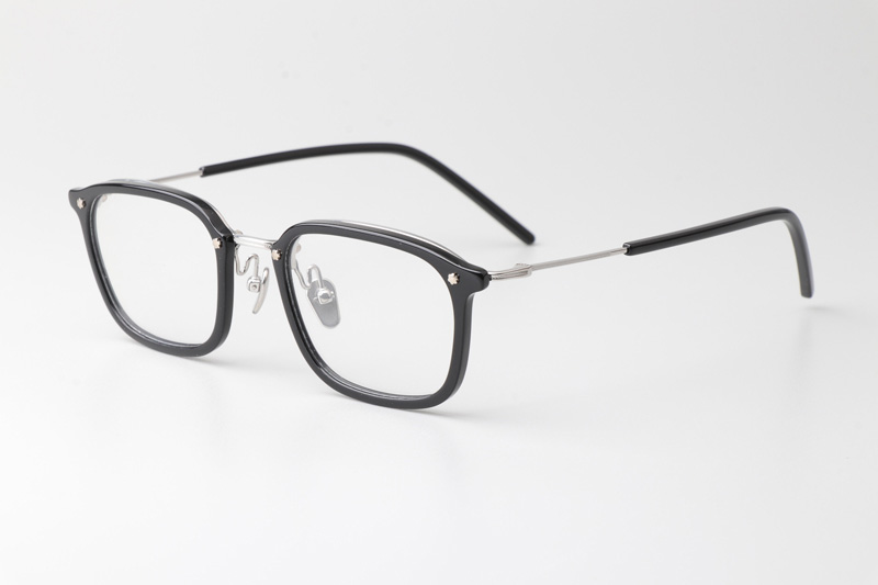 TH9093 Eyeglasses Black Silver