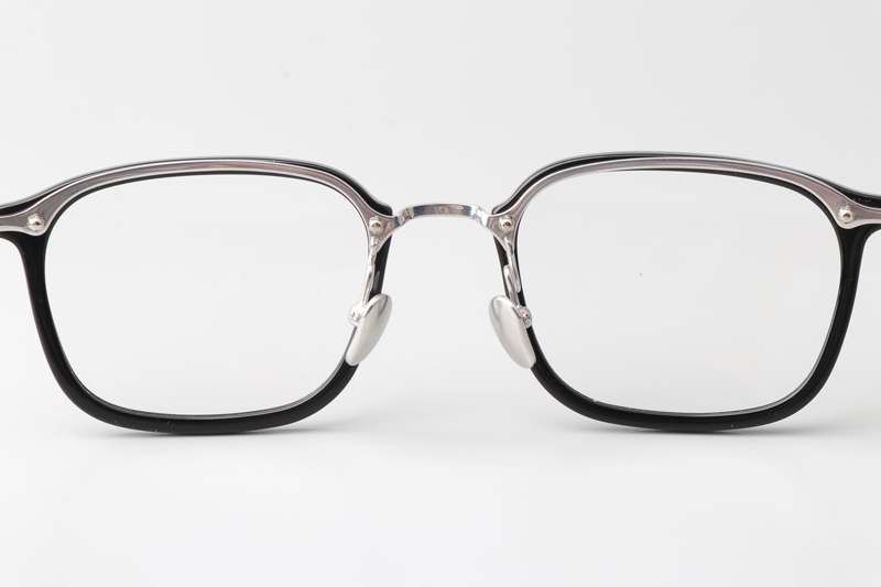 TH9093 Eyeglasses Black Silver