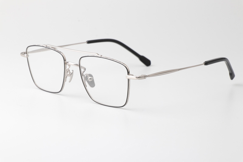 TH9102 Eyeglasses Black Silver