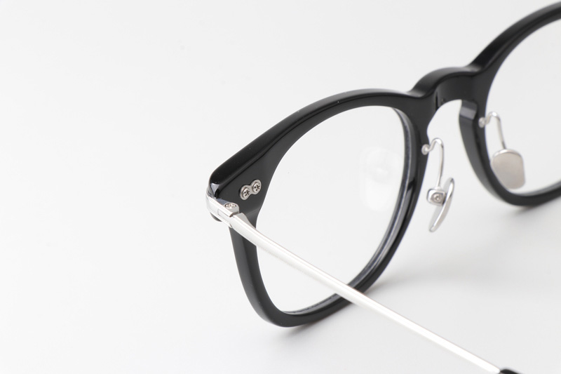 TH9127 Eyeglasses Black Silver