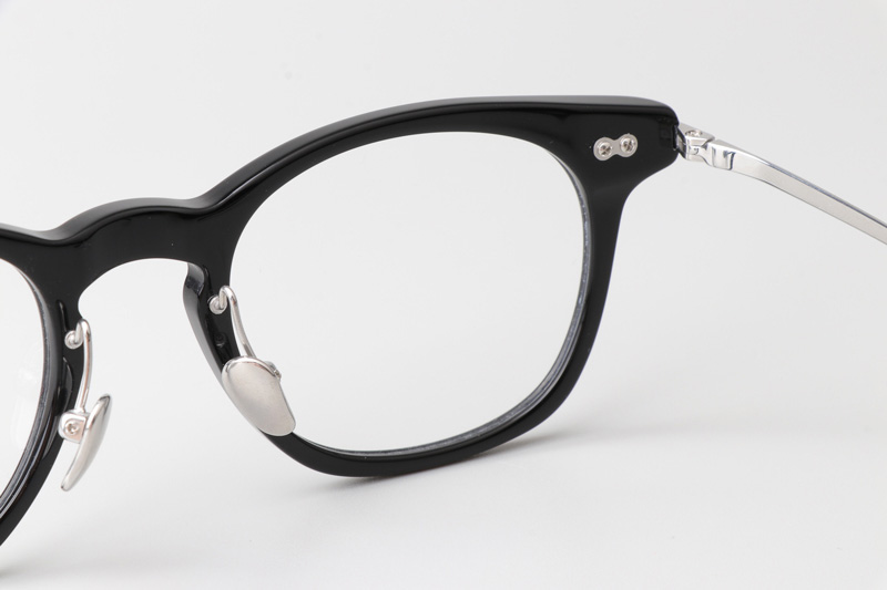 TH9127 Eyeglasses Black Silver