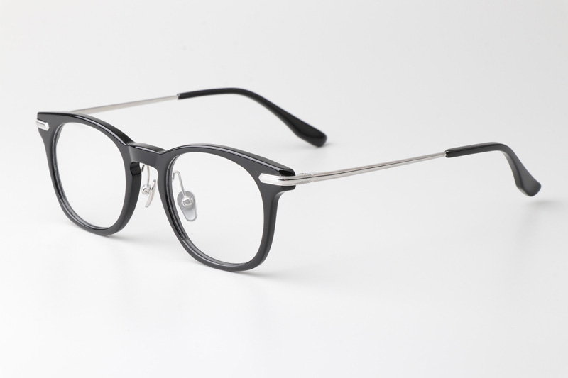 TH9127 Eyeglasses Black Silver