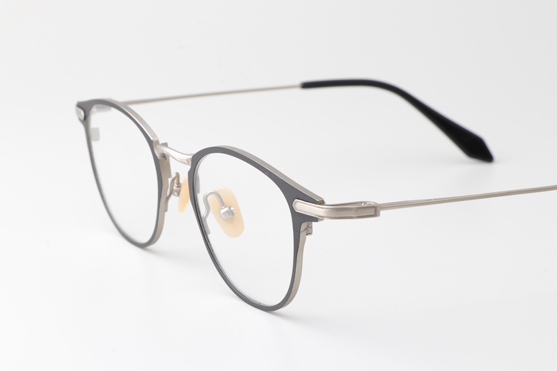 TH9145 Eyeglasses Black Silver