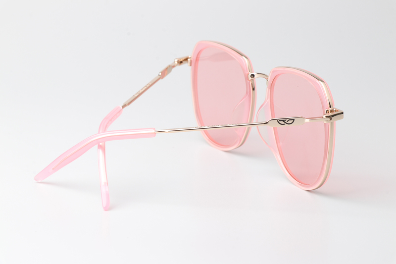 TM-Begins Sunglasses Gold Pink