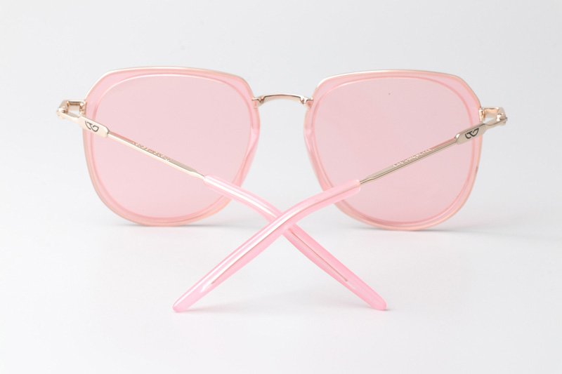 TM-Begins Sunglasses Gold Pink